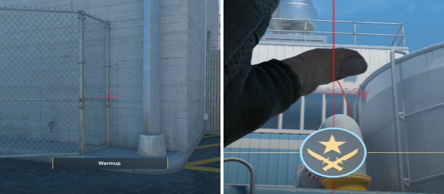 CT Screener smoke lineup views on Nuke