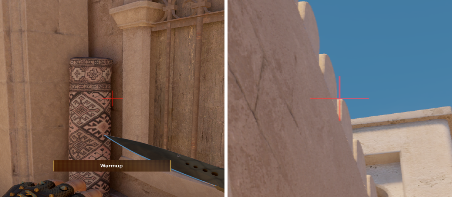 Heaven smoke lineup views on Anubis